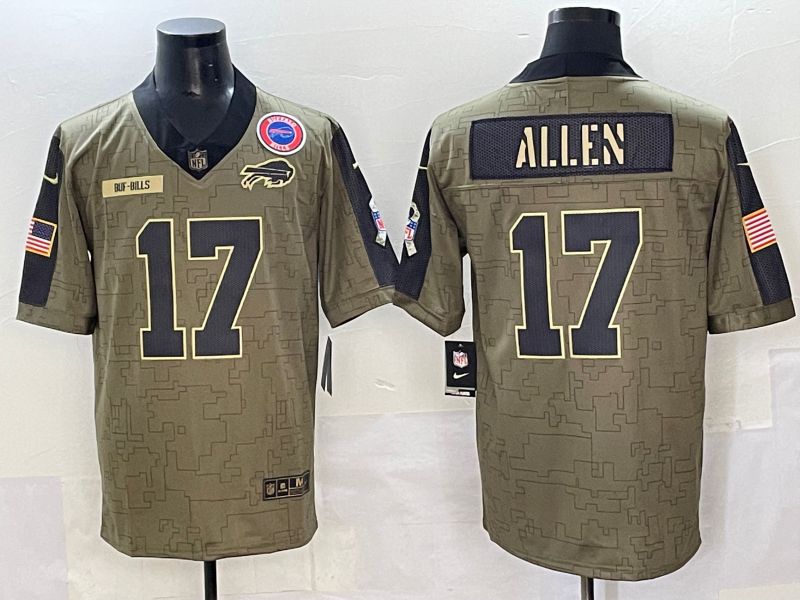 Men 2025 Buffalo Bills #17 Allen Green Nike Limited NFL Jersey style 7222